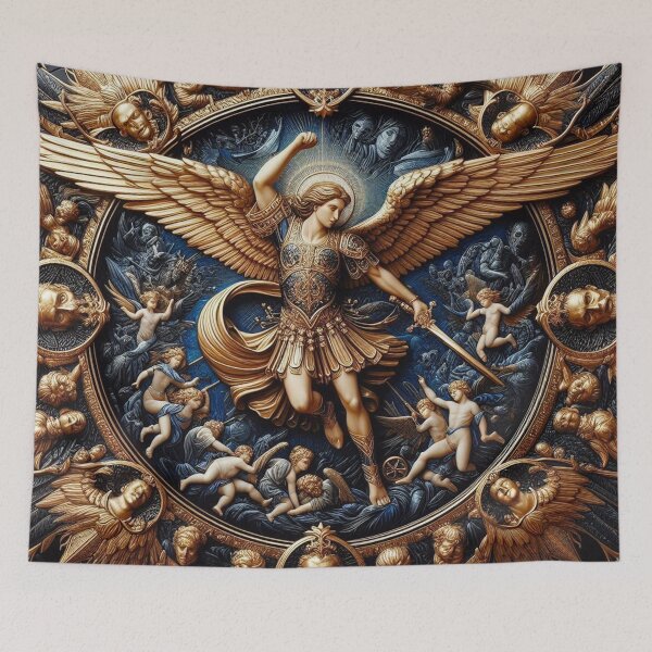 Item preview, Archangel Michael Golden Art designed and sold by Simplybe1.