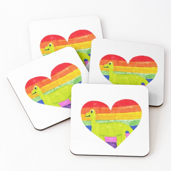 Item preview, Pride Dino Heart designed and sold by Veronica Ellison.