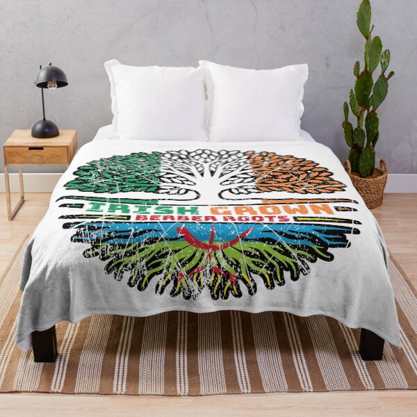 Item preview, Berber Amazigh Irish Ireland Tree Roots Flag designed and sold by FlagX.