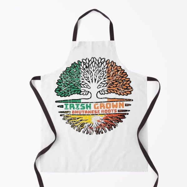 Item preview, Bhutan Bhutanese Irish Ireland Tree Roots Flag designed and sold by FlagX.