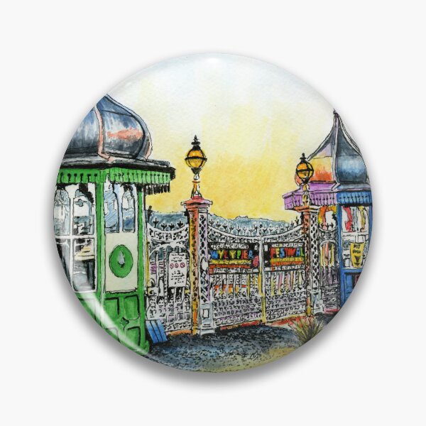 Item preview, The Entrance to Bangor Pier in North Wales at Sunset designed and sold by LymphomaLass.