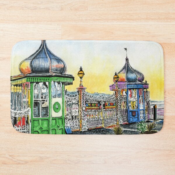 Item preview, The Entrance to Bangor Pier in North Wales at Sunset designed and sold by LymphomaLass.