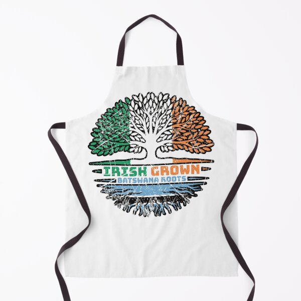 Item preview, Botswana Batswana Irish Ireland Tree Roots Flag designed and sold by FlagX.