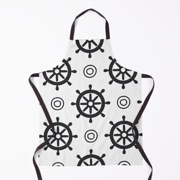 Item preview, Minimalist, black and white graphic depicting a sailing rudder./1 designed and sold by My-fake-places.