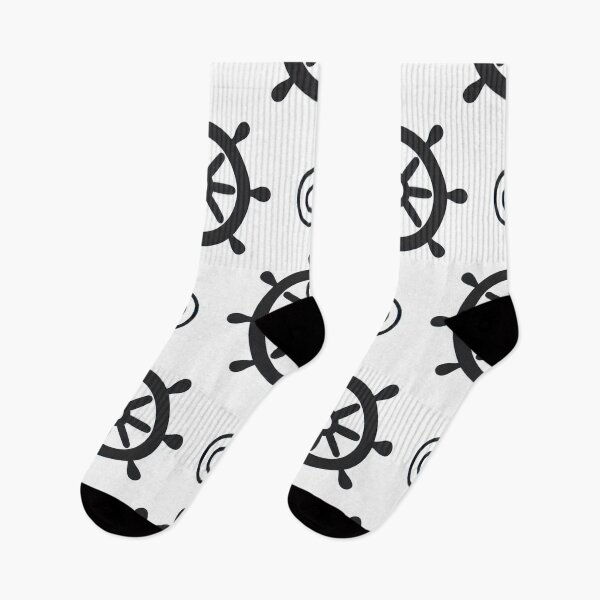 Item preview, Minimalist, black and white graphic depicting a sailing rudder./1 designed and sold by My-fake-places.