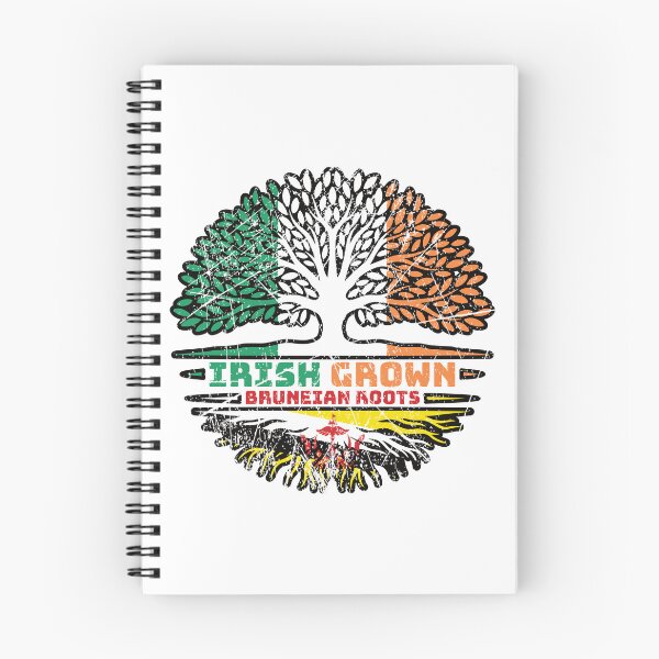 Item preview, Brunei Bruneian Irish Ireland Tree Roots Flag designed and sold by FlagX.