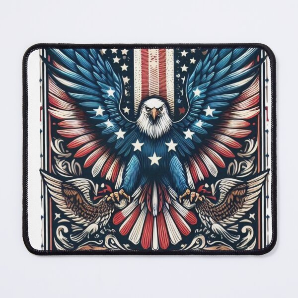 Item preview, Patriotic Eagle "We the People" Poster designed and sold by merve02shop.