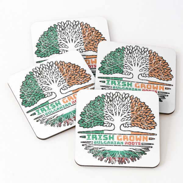 Item preview, Bulgaria Bulgarian Irish Ireland Tree Roots Flag designed and sold by FlagX.