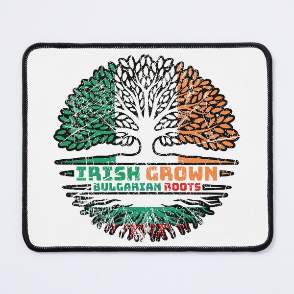 Item preview, Bulgaria Bulgarian Irish Ireland Tree Roots Flag designed and sold by FlagX.