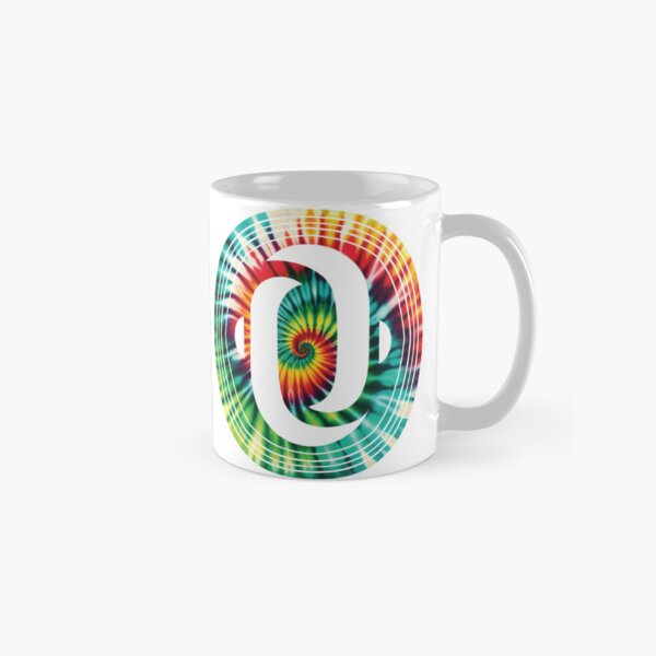 TIE-DYE LETTER O Classic Mug