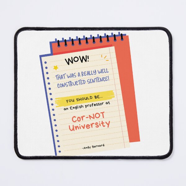 Item preview, English Professor The Office Quote Andy Bernard designed and sold by ashleygus.