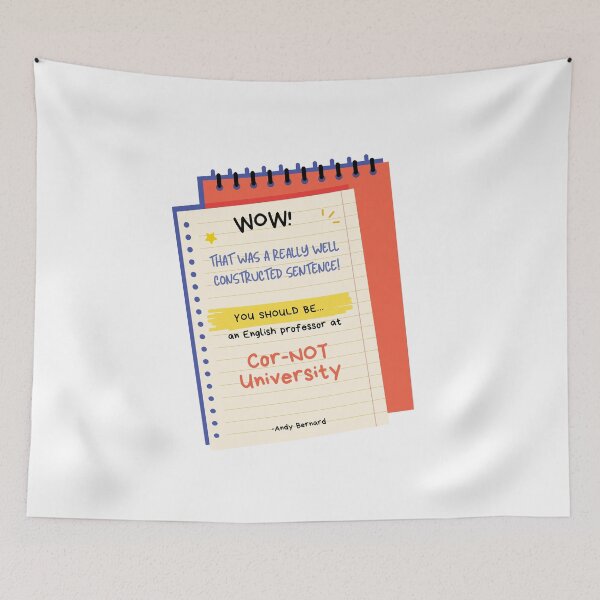 Item preview, English Professor The Office Quote Andy Bernard designed and sold by ashleygus.