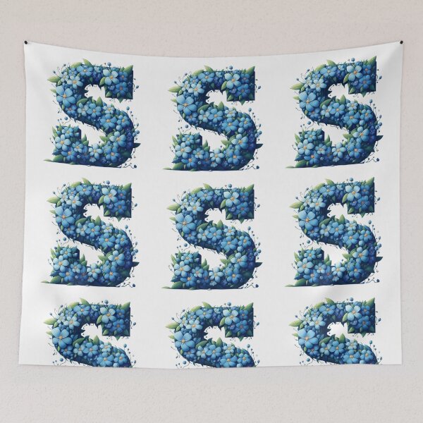 Item preview, Little Blue Flowers S designed and sold by AIrtisticPrints.
