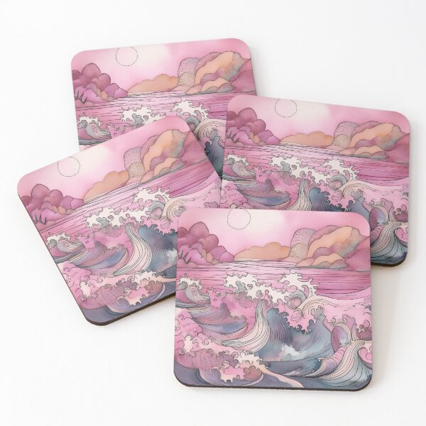 Item preview, Rough sea waves in Japanese style/1 designed and sold by My-fake-places.