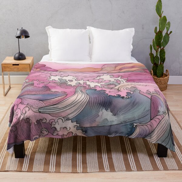 Item preview, Rough sea waves in Japanese style/1 designed and sold by My-fake-places.