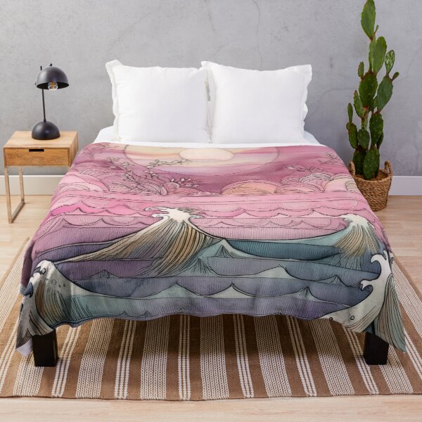 Item preview, Rough sea waves in Japanese style/2 designed and sold by My-fake-places.
