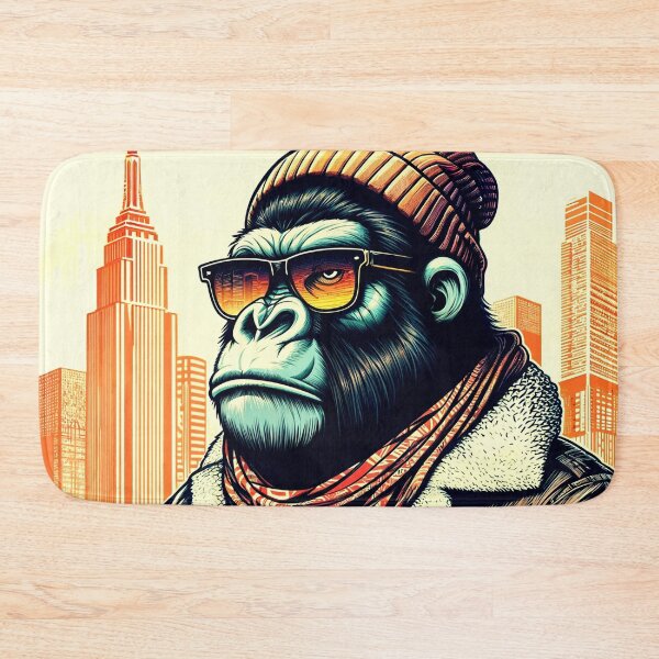 Item preview, Gorilla with his fashionable clothes in the city designed and sold by PixelCraftDSG.