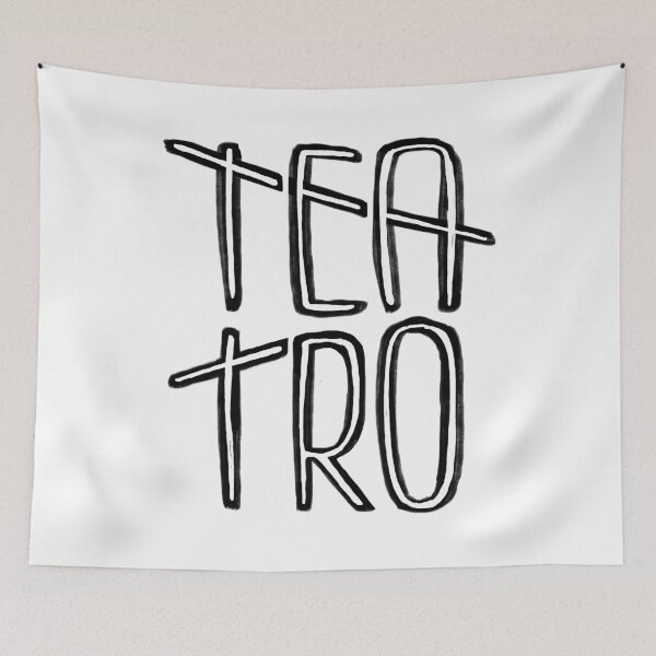 Item preview, Theatre in Spanish, Teatro designed and sold by badlydrawnbabe.