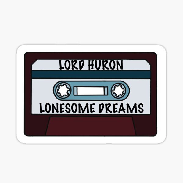Vista previa del artículo con la obra «Lord Huron - Casete de sueños solitarios », diseñado y vendido por FlickStickers.