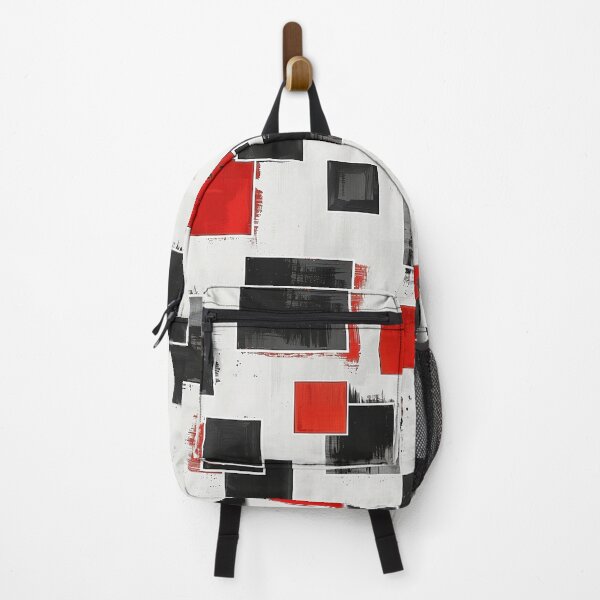 Item preview, Red and Black Rectangle Pattern designed and sold by purelypatterns.