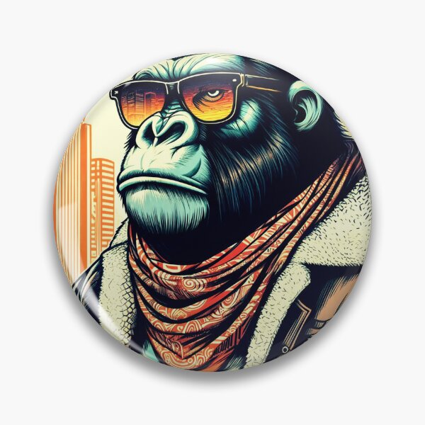 Item preview, Gorilla with his fashionable clothes in the city designed and sold by PixelCraftDSG.