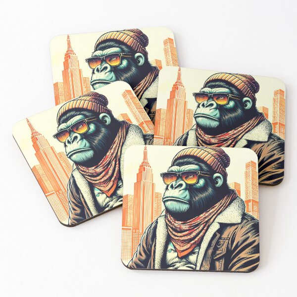 Item preview, Gorilla with his fashionable clothes in the city designed and sold by PixelCraftDSG.