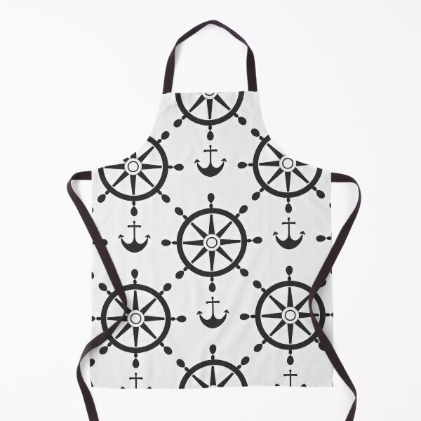 Item preview, Minimalist, black and white graphic depicting a sailing rudder./2 designed and sold by My-fake-places.