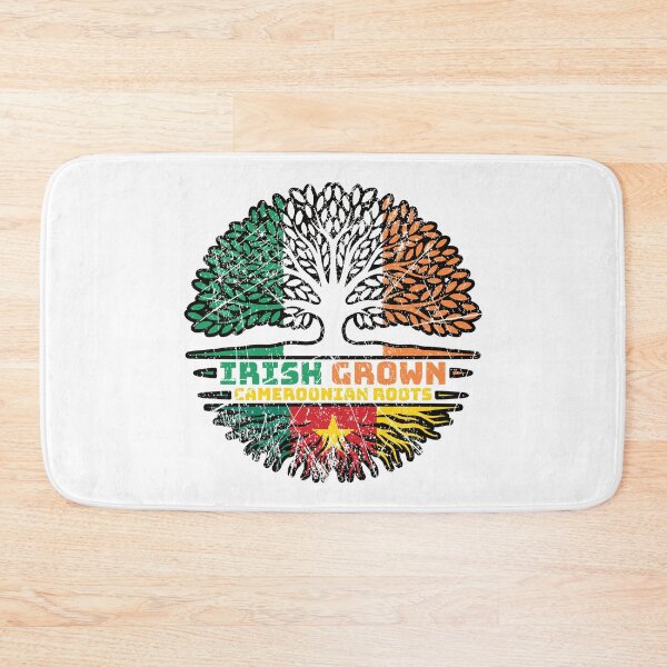 Item preview, Cameroon Cameroonian Irish Ireland Tree Roots Flag designed and sold by FlagX.