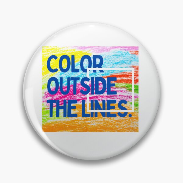 Item preview, Color Outside the Lines designed and sold by JessicaHuffArt.