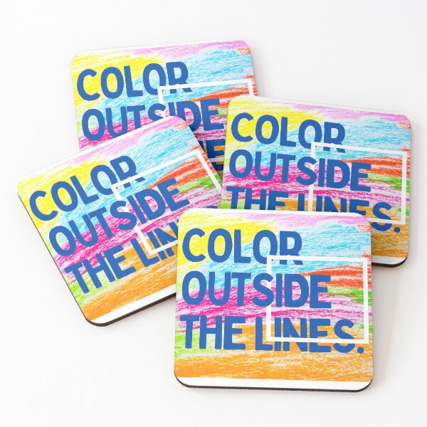 Item preview, Color Outside the Lines designed and sold by JessicaHuffArt.