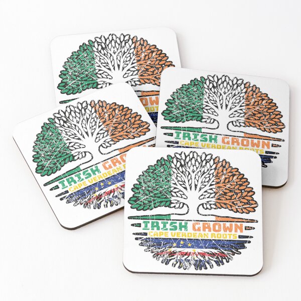 Item preview, Cape Verde Irish Ireland Tree Roots Flag designed and sold by FlagX.