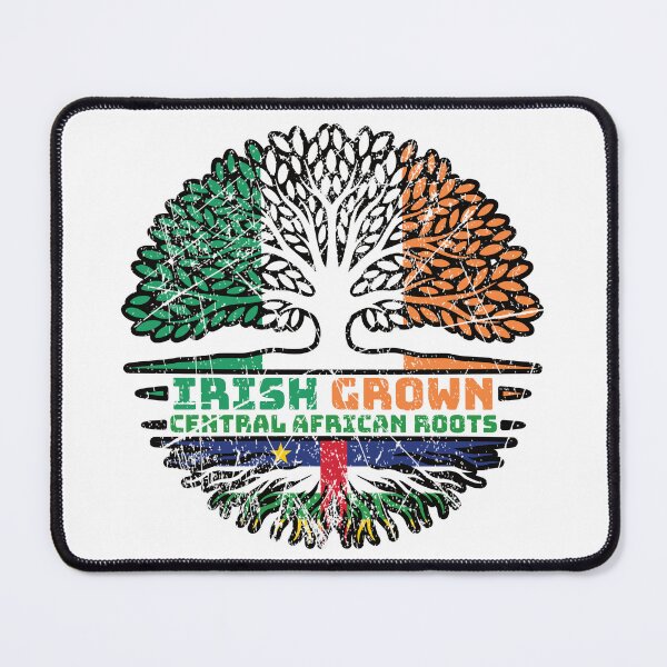 Item preview, Central African Republic Central African Irish Ireland Tree Roots Flag designed and sold by FlagX.