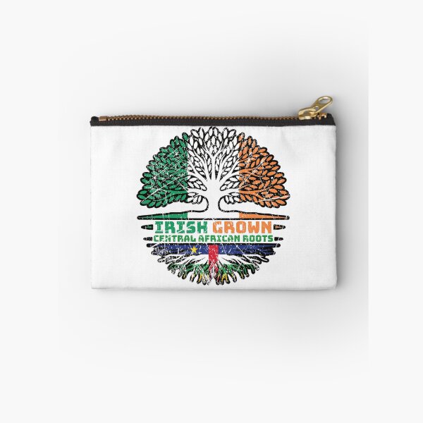 Item preview, Central African Republic Central African Irish Ireland Tree Roots Flag designed and sold by FlagX.