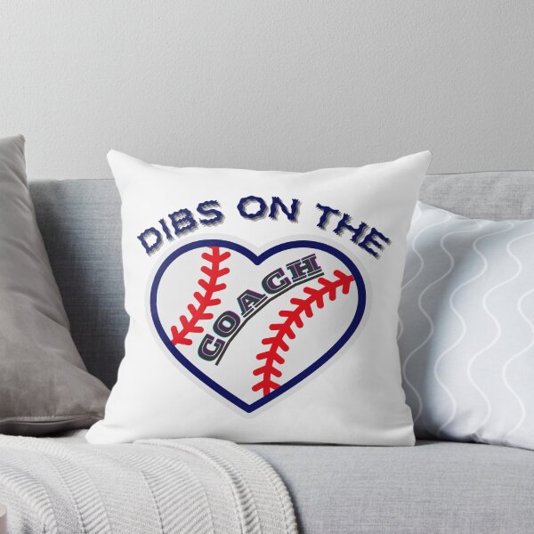 Item preview, Dibs on the Coach - Baseball sport design with heart. designed and sold by PixelPizzazz.