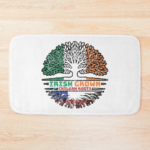 Item preview, Chile Chilean Irish Ireland Tree Roots Flag designed and sold by FlagX.