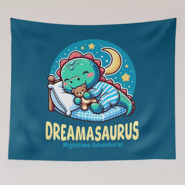 Item preview, Sleepshirt Pajamas Pyjamas Cute Dinosaur Dino Kids designed and sold by Infinitee8hirts.