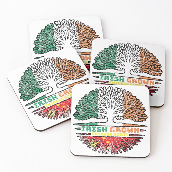 Item preview, China Chinese Irish Ireland Tree Roots Flag designed and sold by FlagX.