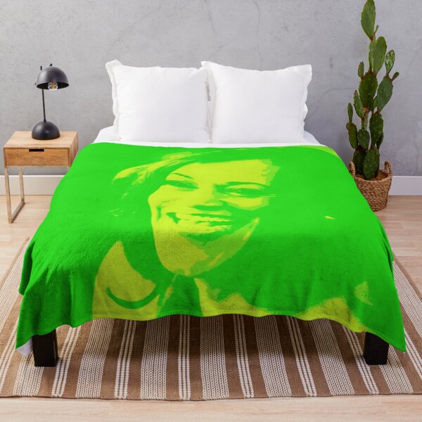 Item preview, kamala laughing in greens designed and sold by Thelittlelord.