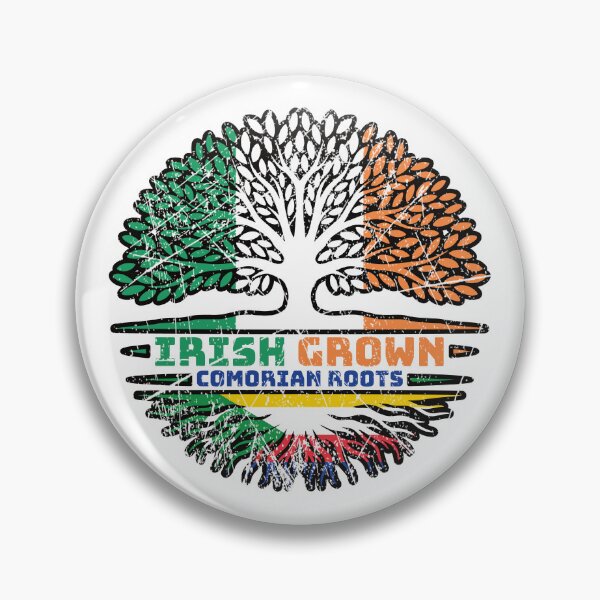 Item preview, Comoros Comorian Irish Ireland Tree Roots Flag designed and sold by FlagX.