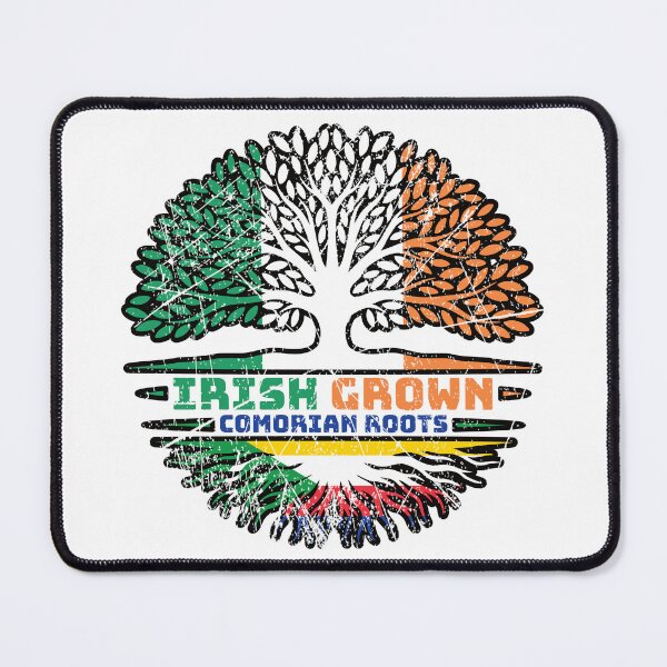 Item preview, Comoros Comorian Irish Ireland Tree Roots Flag designed and sold by FlagX.