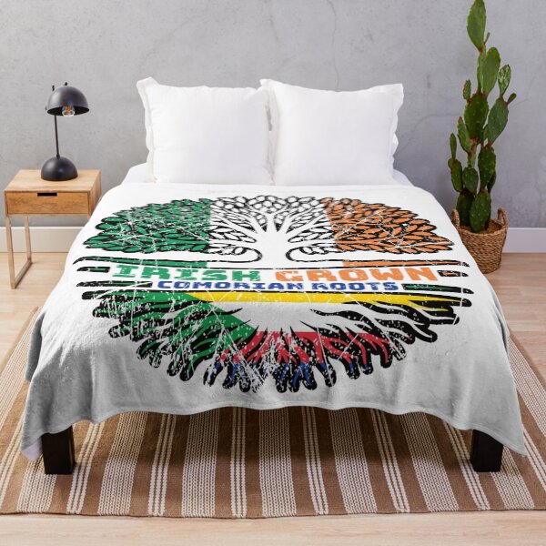 Item preview, Comoros Comorian Irish Ireland Tree Roots Flag designed and sold by FlagX.