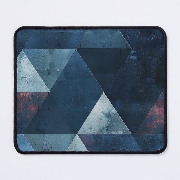 Item preview, Blue Triangles Pattern designed and sold by purelypatterns.