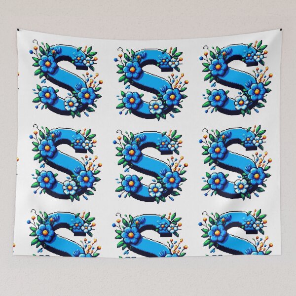 Item preview, Little Blue Flowers S designed and sold by AIrtisticPrints.