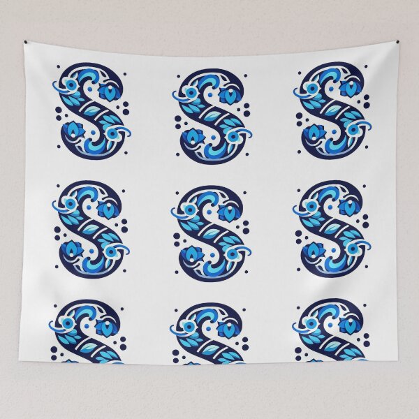 Item preview, Little Blue Flowers S designed and sold by AIrtisticPrints.