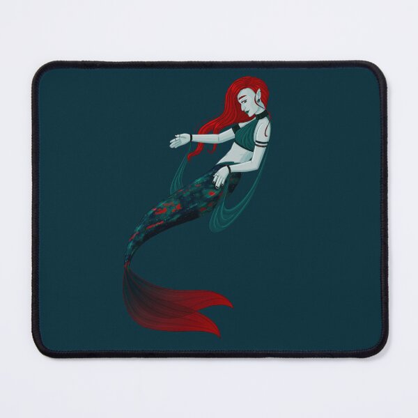 Item preview, Bloodstone Mermaid designed and sold by ellemomo-arts.
