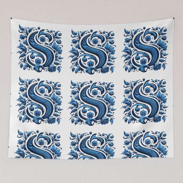 Item preview, Little Blue Flowers S designed and sold by AIrtisticPrints.