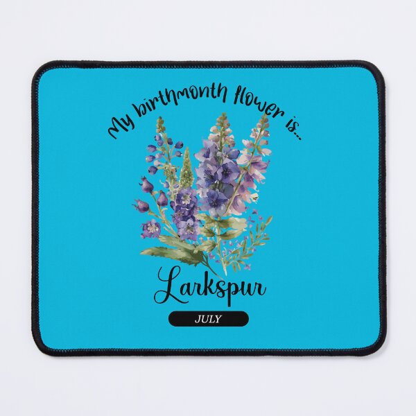 Item preview, Your BirthMonth Flower is - July - Larkspur - Stickers, T-Shirts & More designed and sold by AlienSativo.