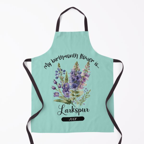 Item preview, Your BirthMonth Flower is - July - Larkspur - Stickers, T-Shirts & More designed and sold by AlienSativo.