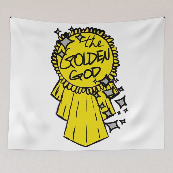 Item preview, The Golden God Yellow Ribbon designed and sold by yeetmeintospace.