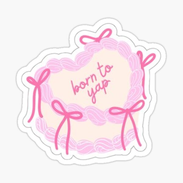 Item preview, Born to Yap Cake  designed and sold by onlyjuliett.